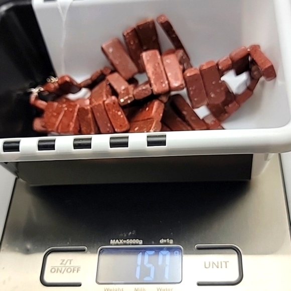 Unique Design Flat Chocolate Jasper 785 Cts Beaded Natural Gemstone Necklace - Picture 9 of 9